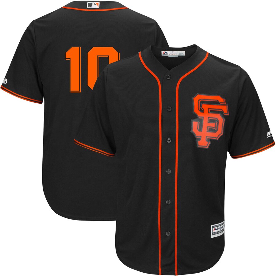 Evan Longoria San Francisco Giants Majestic Alternate Official Cool Base Replica Player Jersey Black