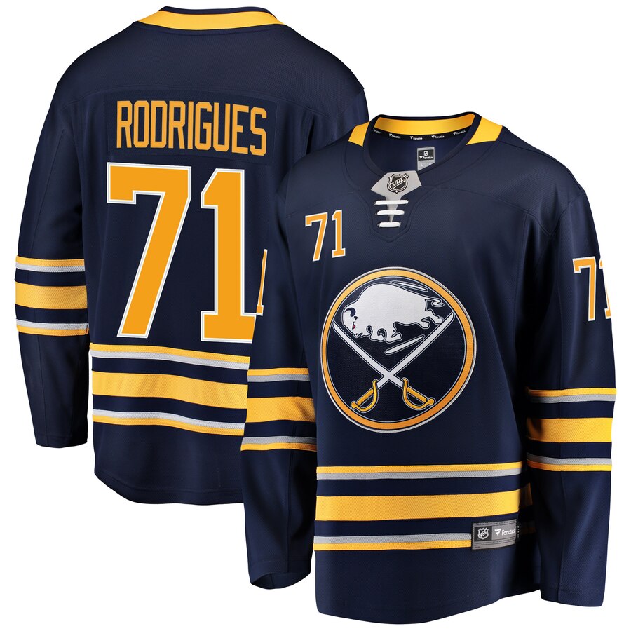 Evan Rodrigues Buffalo Sabres Fanatics Branded Breakaway Player Jersey Navy
