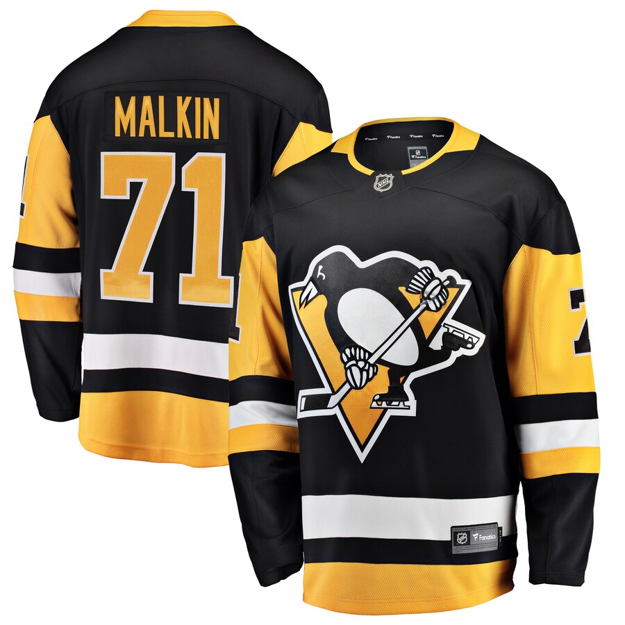Evgeni Malkin Pittsburgh Penguins Fanatics Branded Youth Home Breakaway Player Jersey Black