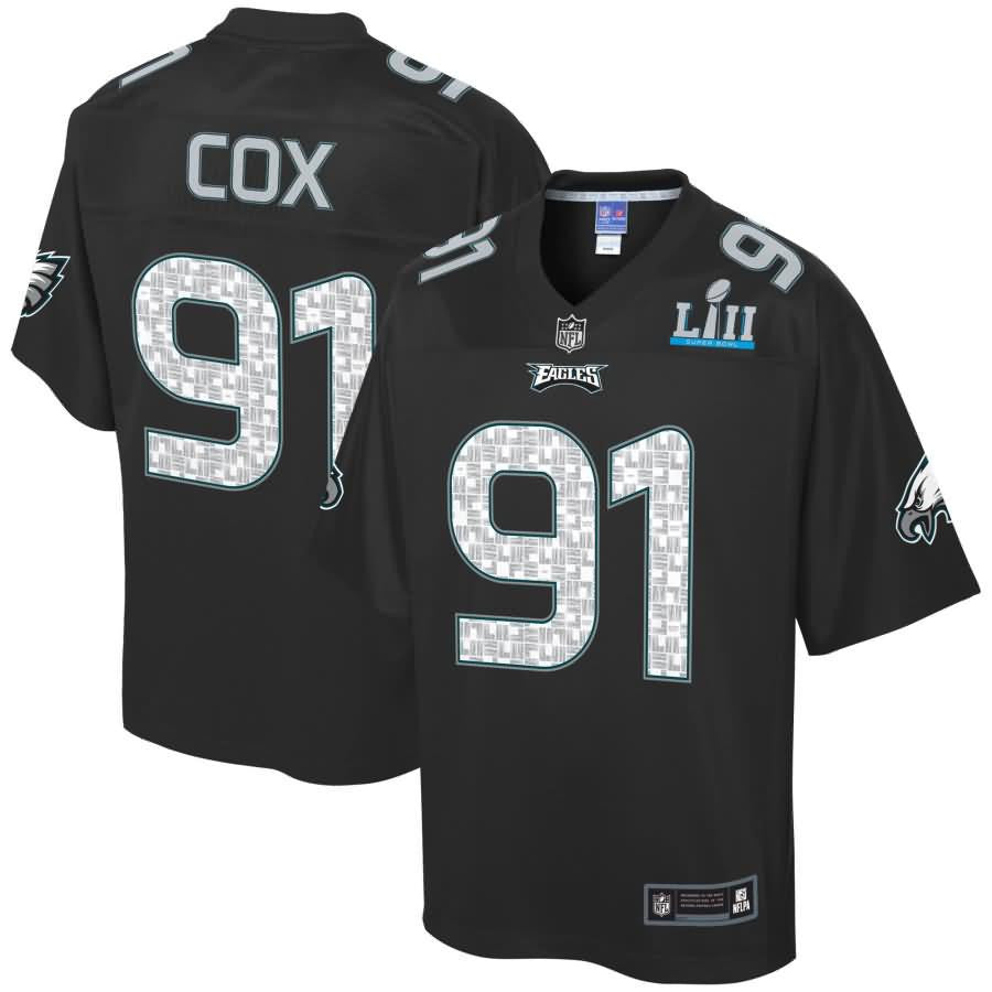 Fletcher Cox Philadelphia Eagles Nfl Pro Line By Fanatics Branded Super Bowl Lii Fashion Jersey Black