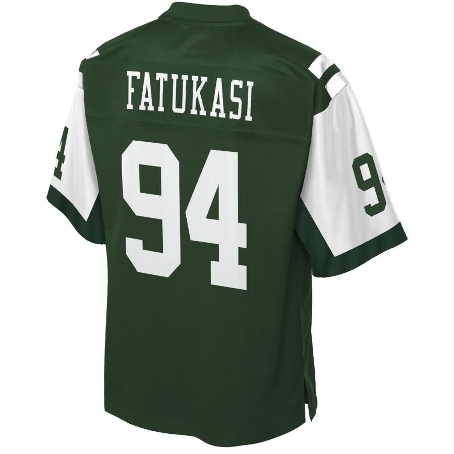 Folorunso Fatukasi New York Jets Nfl Pro Line Player Jersey Green