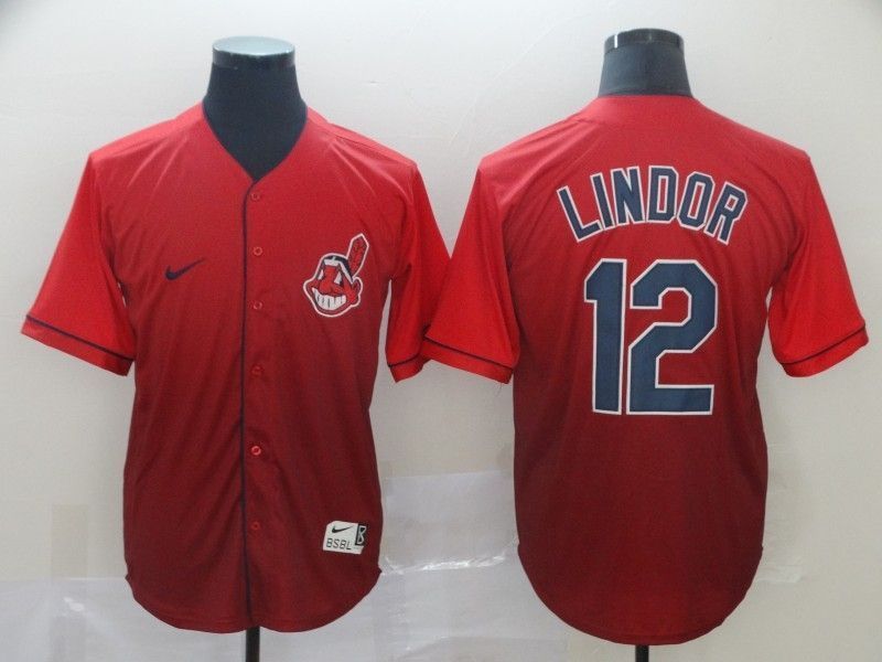 Francisco Lindor 12 2020 Mlb Red Jersey