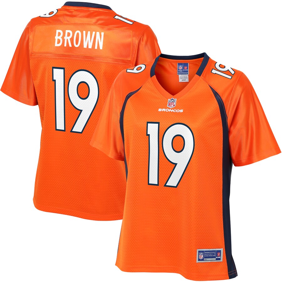 Fred Brown Denver Broncos Nfl Pro Line Womens Primary Player Jersey Orange