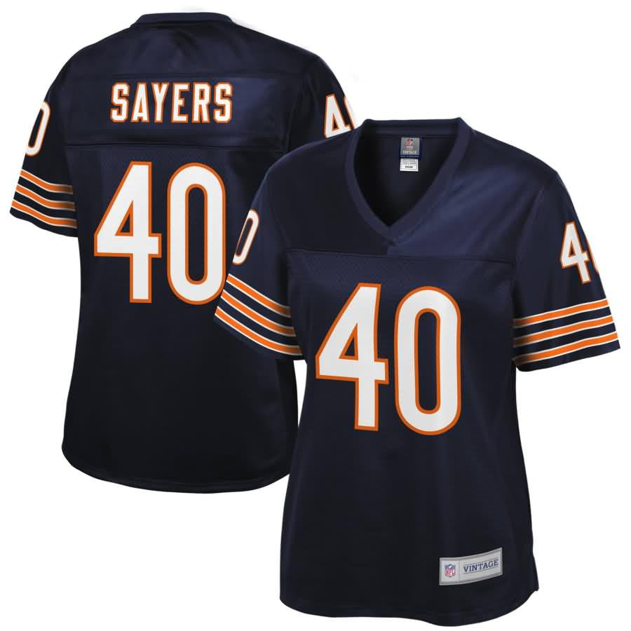 Gale Sayers Chicago Bears Nfl Pro Line Womens Retired Player Jersey Navy