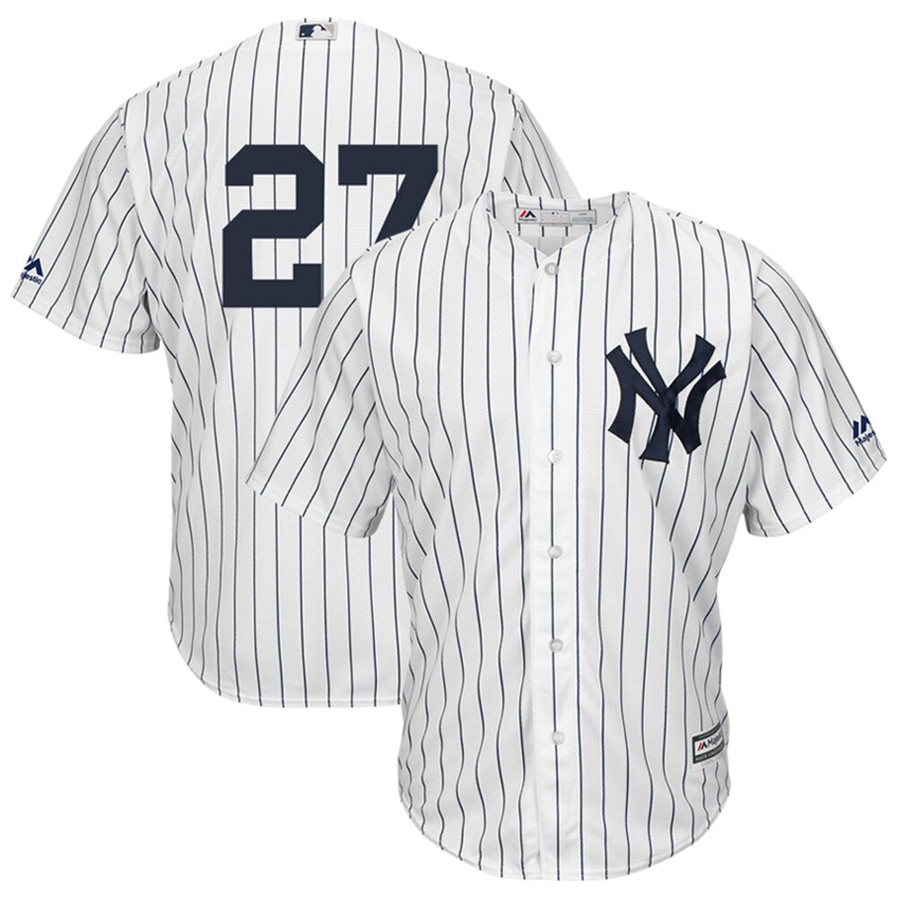Giancarlo Stanton New York Yankees Majestic Cool Base Player Jersey White