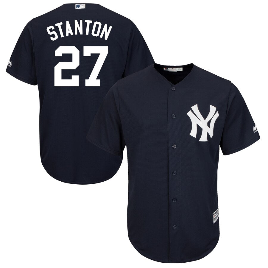 Giancarlo Stanton New York Yankees Majestic Cool Base Replica Player Jersey Navy