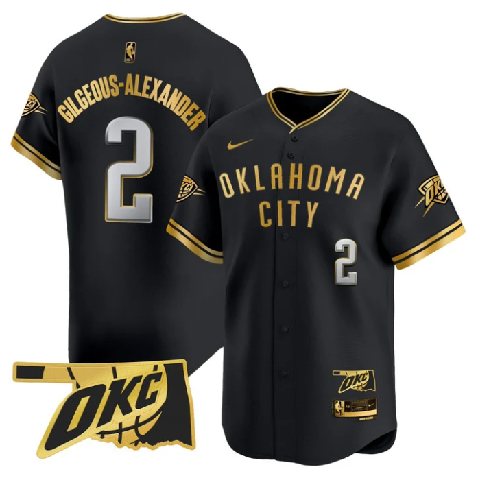 Gilgeous-Alexander Jersey #2 Oklahoma City Thunder Vapor Baseball Stitched