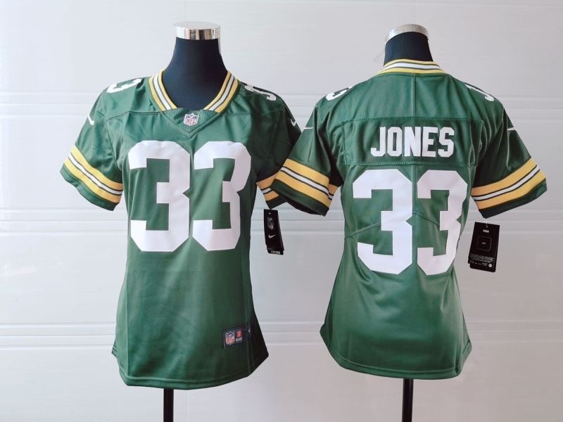 Green Bay Packers Aaron Jones 33 Nfl 2020 Green Jersey