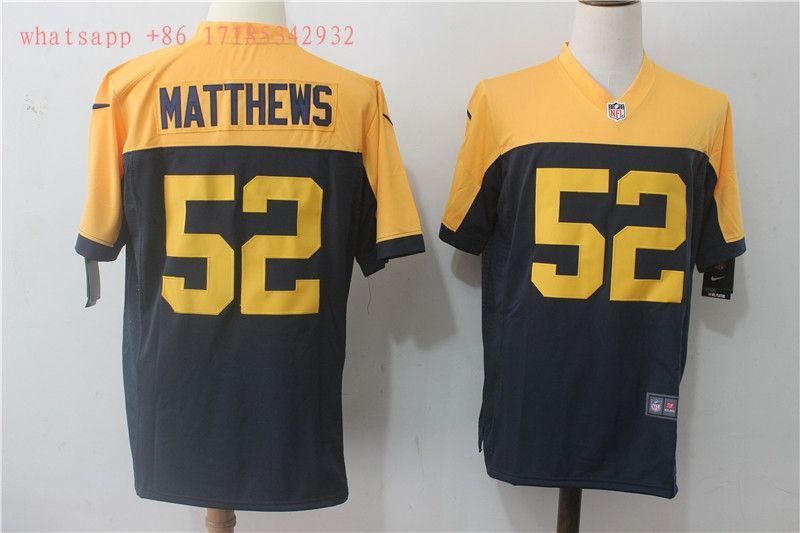 Green Bay Packers Clay Matthews Iii 52 2020 Nfl Black Jersey Jersey