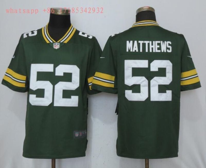 Green Bay Packers Clay Matthews Iii 52 2020 Nfl Green Jersey Jersey