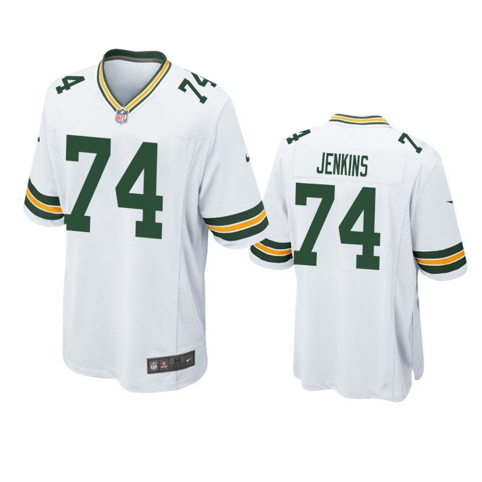 Green Bay Packers Elgton Jenkins 2019 Nfl Draft White Game Jersey