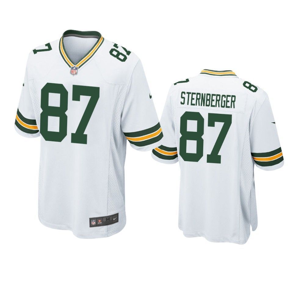 Green Bay Packers Jace Sternberger 2019 Nfl Draft White Game Jersey