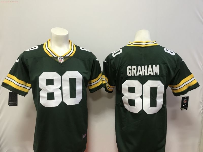 Green Bay Packers Jimmy Graham 80 2020 Nfl Black Jersey Jersey