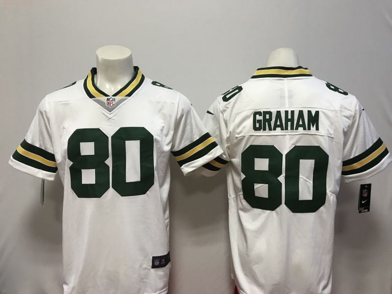 Green Bay Packers Jimmy Graham 80 2020 Nfl White Jersey Jersey