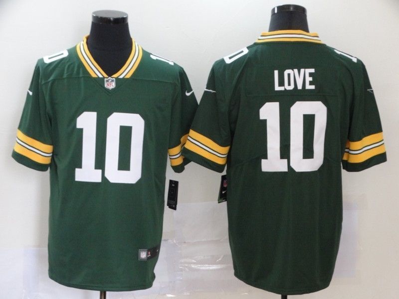 Green Bay Packers Jordan Love 10 Nfl 2020 Green Jersey