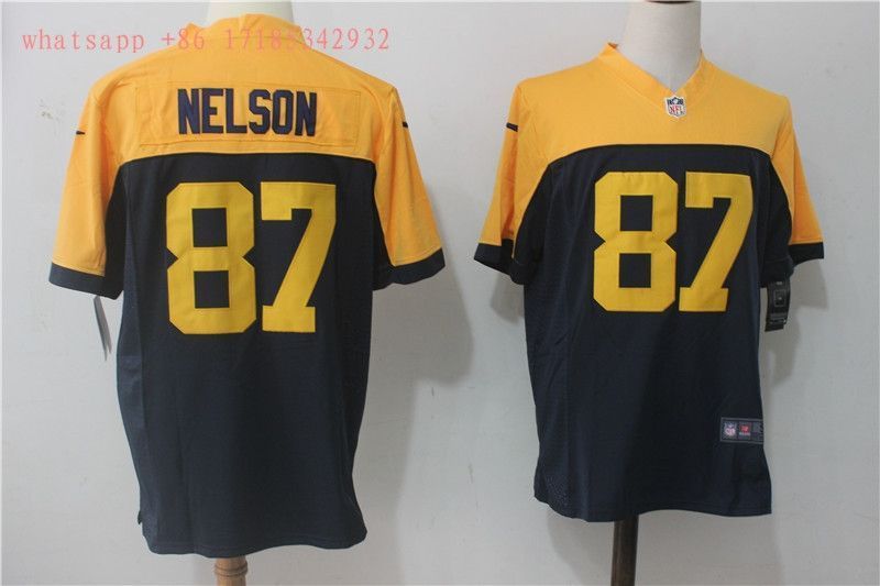Green Bay Packers Jordy Nelson 87 2020 Nfl Black Jersey Jersey