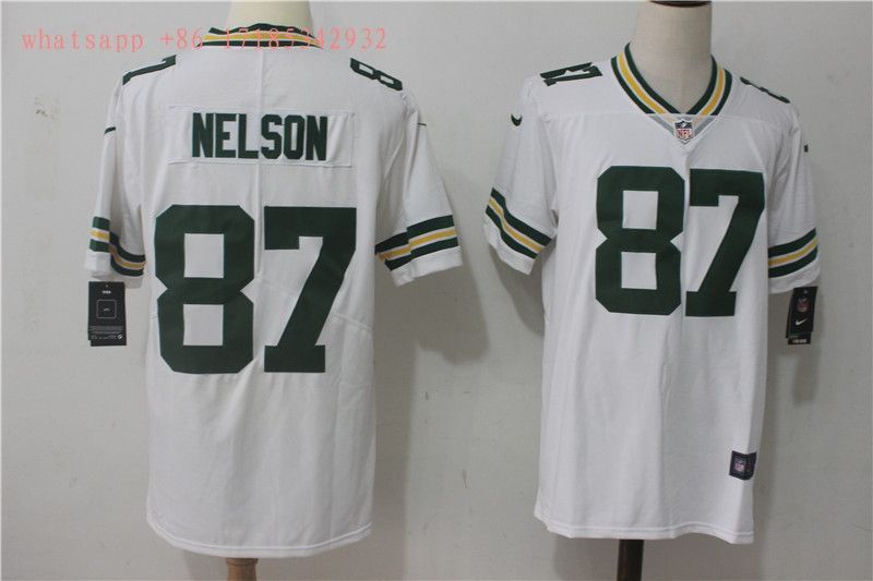 Green Bay Packers Jordy Nelson 87 2020 Nfl White Jersey Jersey