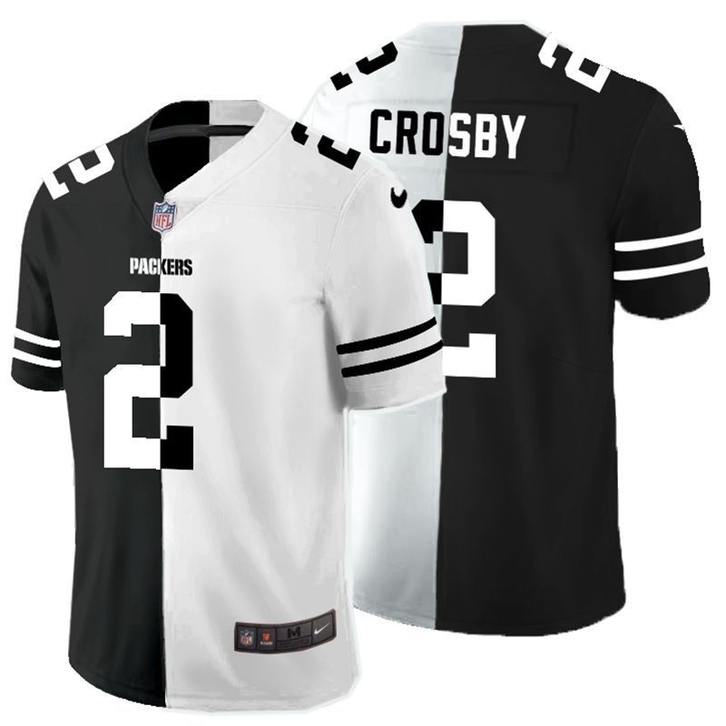 Green Bay Packers Mason Crosby 22 Nfl 2020 Black And White Jersey