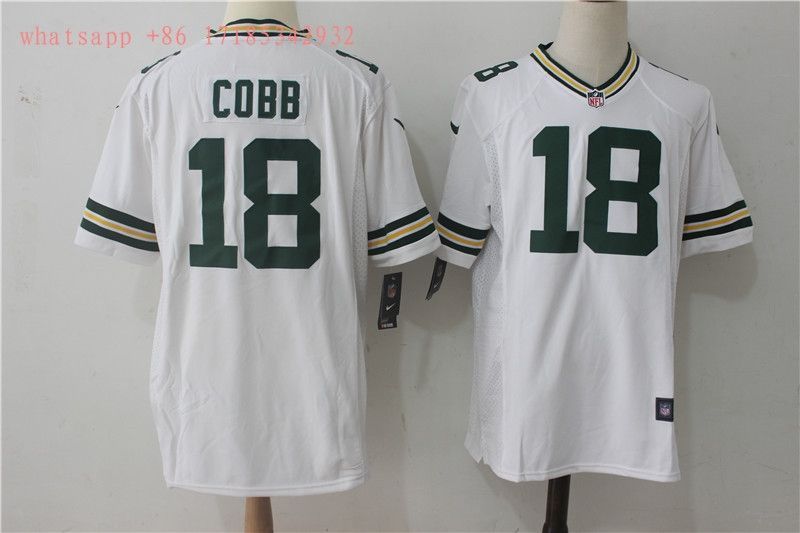 Green Bay Packers Randall Cobb Ii 18 2020 Nfl White Jersey Jersey
