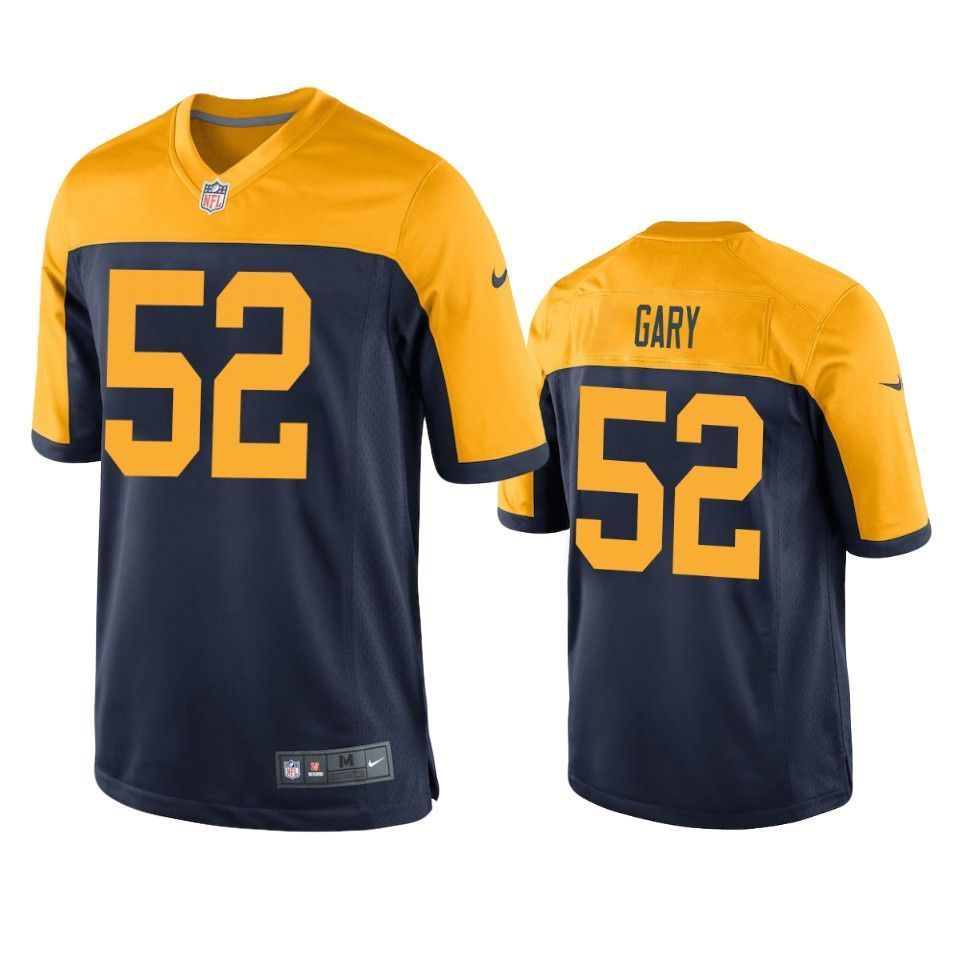 Green Bay Packers Rashan Gary 2019 Nfl Draft Navy Game Jersey