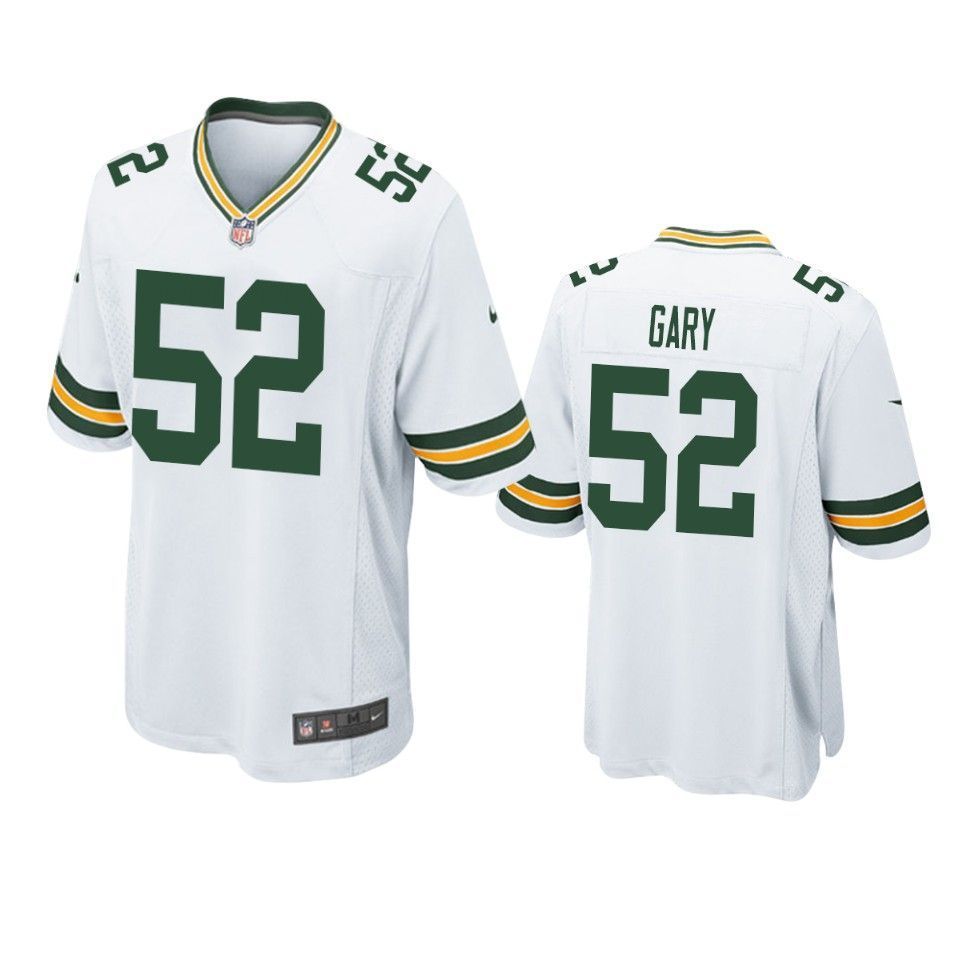 Green Bay Packers Rashan Gary 2019 Nfl Draft White Game Jersey