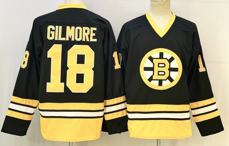 Happy Gilmore Jersey #18 Boston Bruins Premium Stitched Black