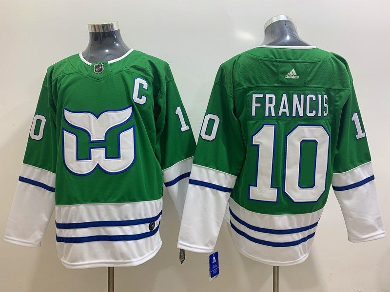Hartford Whalers Ron Francis Nhl 2020 Green Jersey