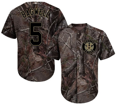 Houston Astros 5 Jeff Bagwell Camo Realtree Collection Cool Base Stitched Mlb Jersey