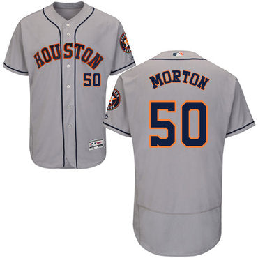 Houston Astros 50 Charlie Morton Grey Flexbase Authentic Collection Stitched Baseball Jersey
