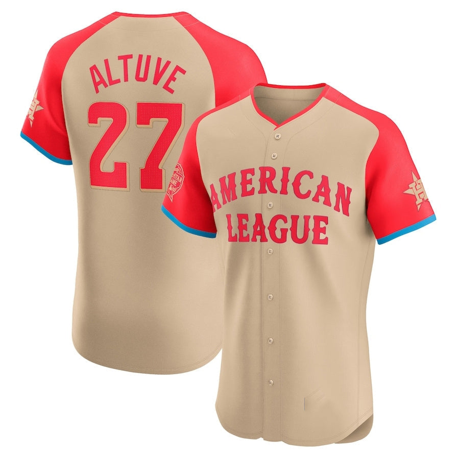 Houston Astros #27 Jose Altuve American League 2024 All-Star Game Elite Player J