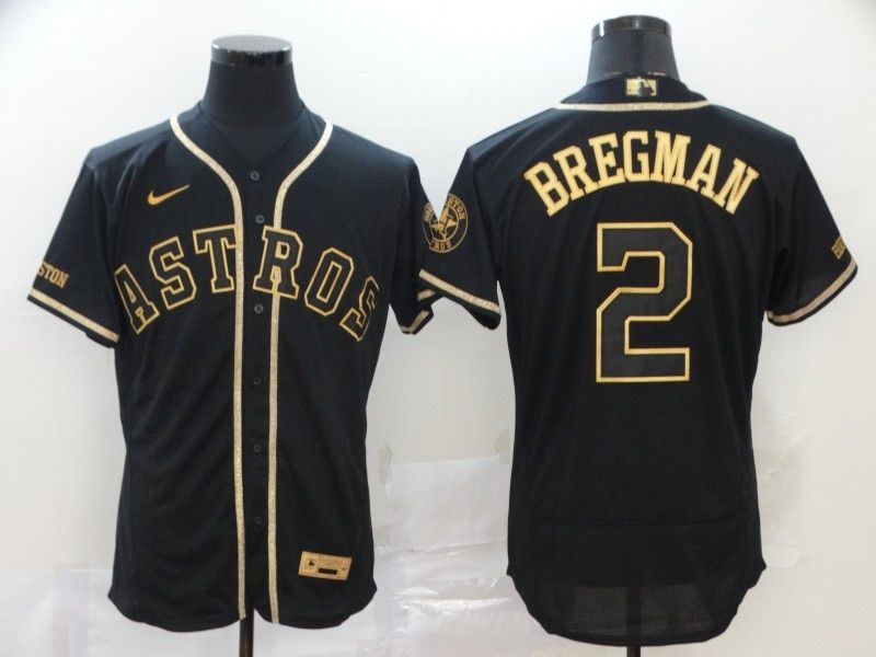 Houston Astros Alex Bregman 2 2020 Mlb Black Jersey