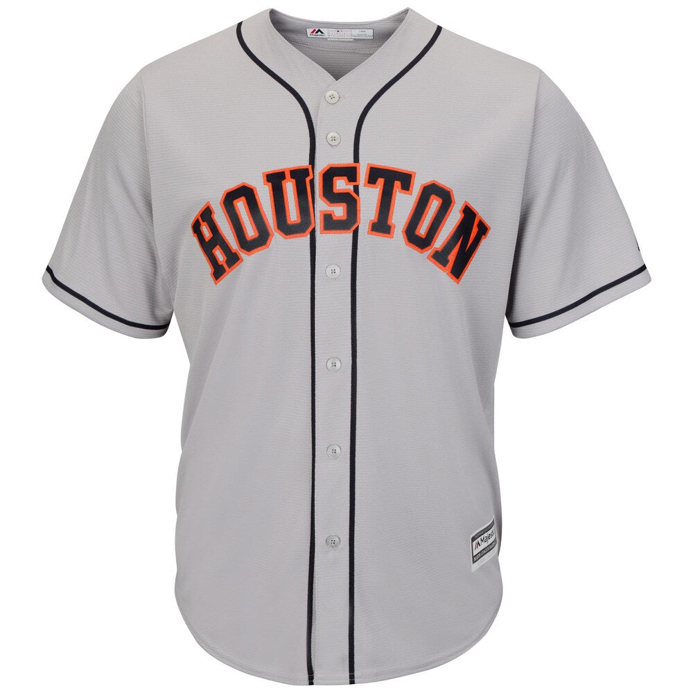 Houston Astros Majestic Official Cool Base Jersey Gray