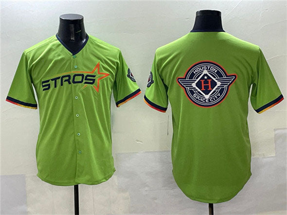 Houston Astros Team Big Logo Green 2025 City Connect Limited Stitched Baseball J