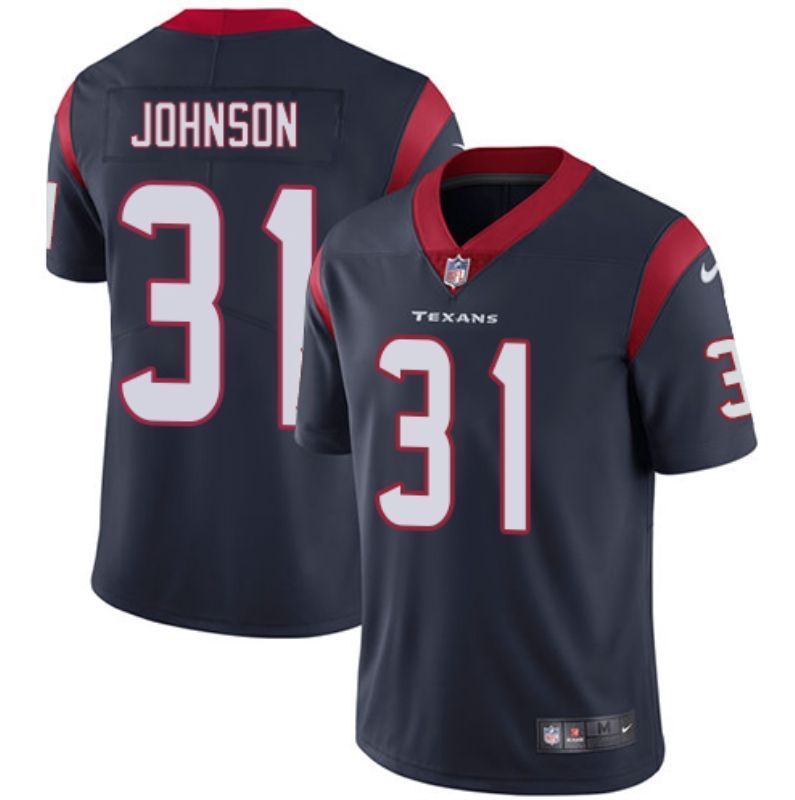Houston Texans David Johnson 31 Nfl 2020 Grey Jersey