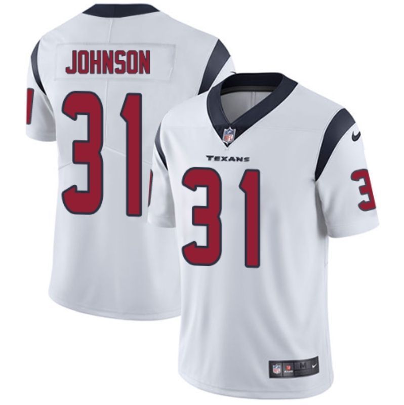 Houston Texans David Johnson 31 Nfl 2020 White Jersey