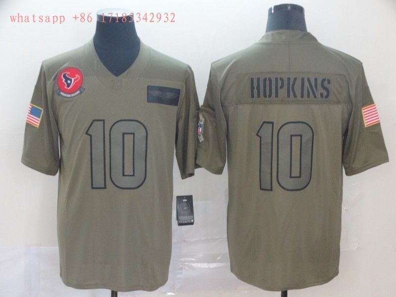 Houston Texans Deandre Hopkins 10 2020 Nfl Grey Jersey Jersey