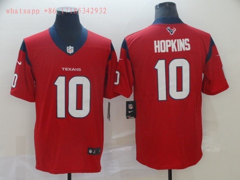 Houston Texans Deandre Hopkins 10 2020 Nfl Red Jersey Jersey