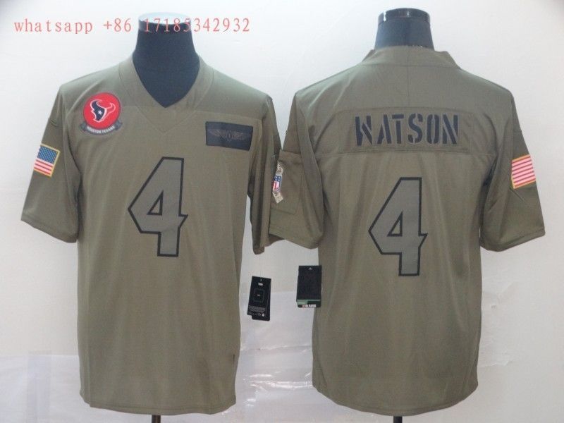 Houston Texans Deshaun Watson 4 2020 Nfl Grey Jersey Jersey