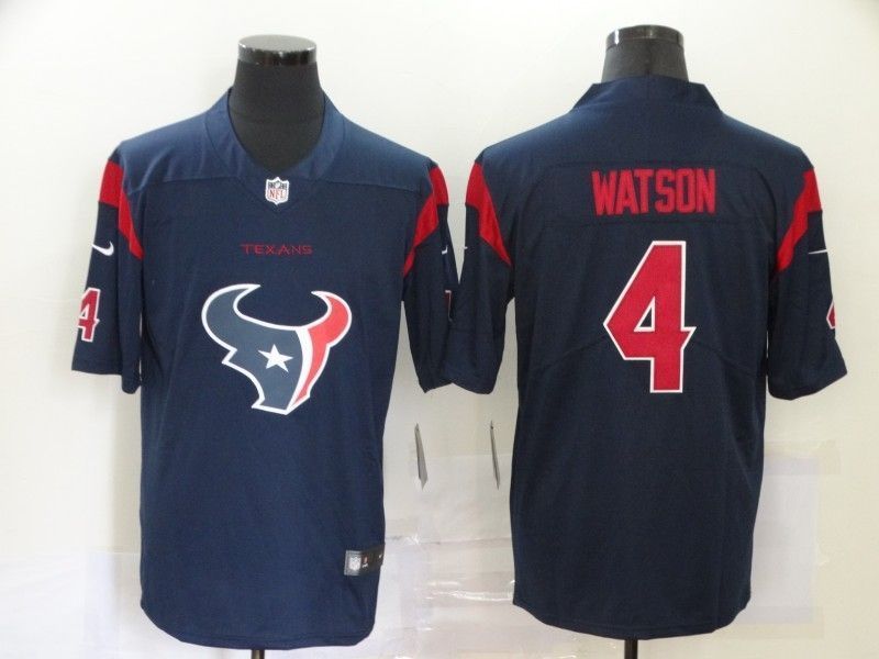 Houston Texans Deshaun Watson 4 Nfl 2020 Black Blue Jersey