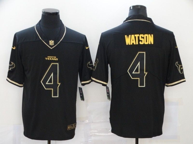 Houston Texans Deshaun Watson 4 Nfl 2020 Black Jersey