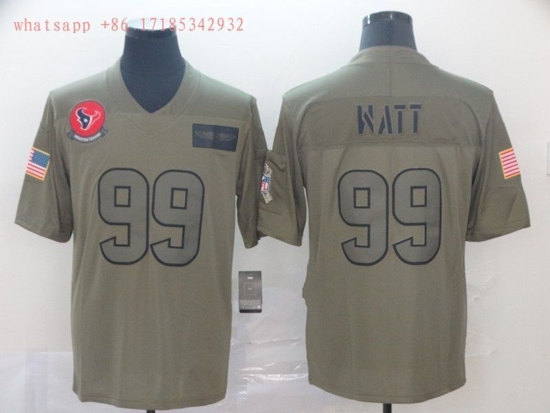 Houston Texans J J Watt 99 2020 Nfl Grey Jersey Jersey