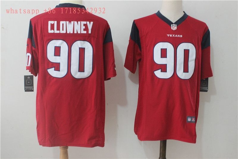 Houston Texans Jadeveon Clowney 90 2020 Nfl Red Jersey Jersey