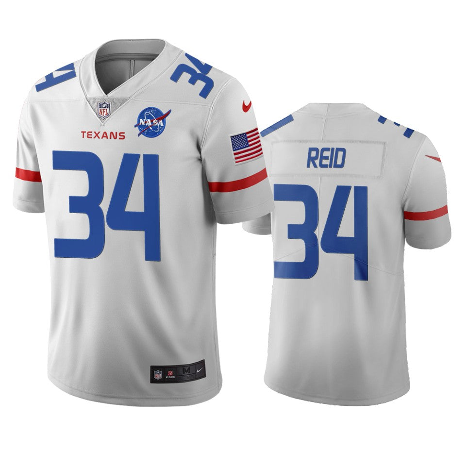Houston Texans John Reid White City Edition Vapor Limited Jersey