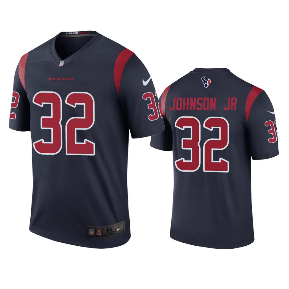 Houston Texans Lonnie Johnson Jr Navy Color Rush Legend Jersey