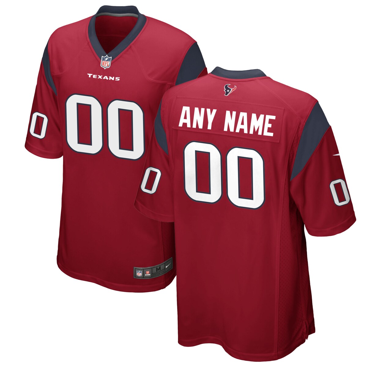 Houston Texans Nike Alternate Custom Game Jersey Red