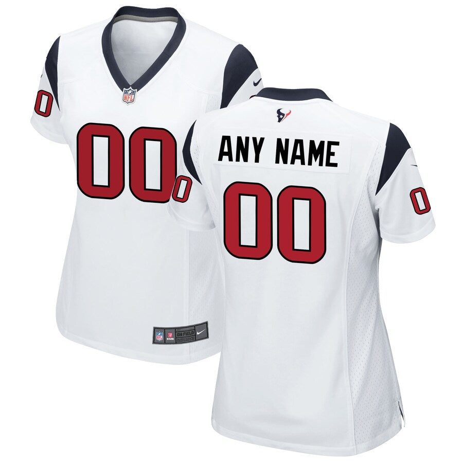 Houston Texans Nike Womens Custom Game Jersey White