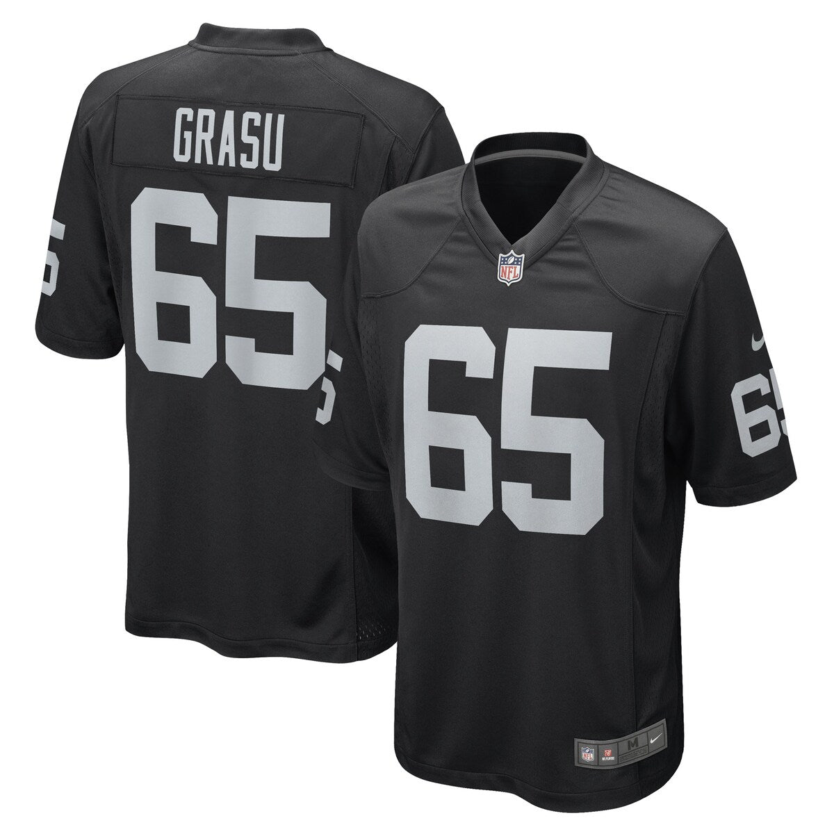 Hroniss Grasu Las Vegas Raiders Nike Game Player Jersey Black