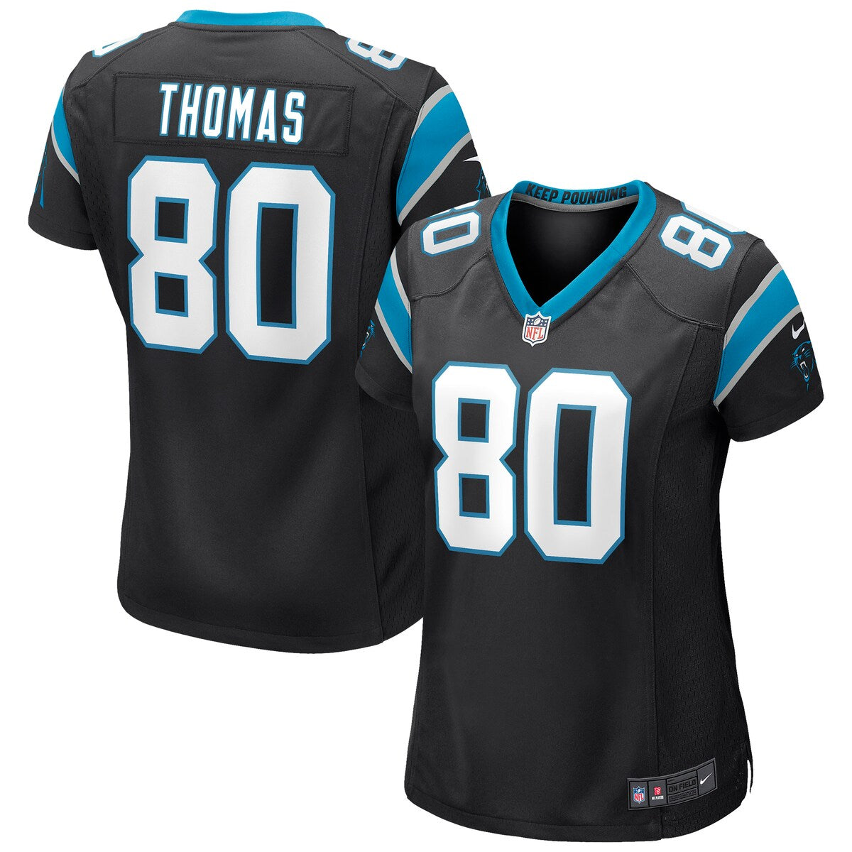 Ian Thomas Carolina Panthers Nike Womens Game Jersey Black