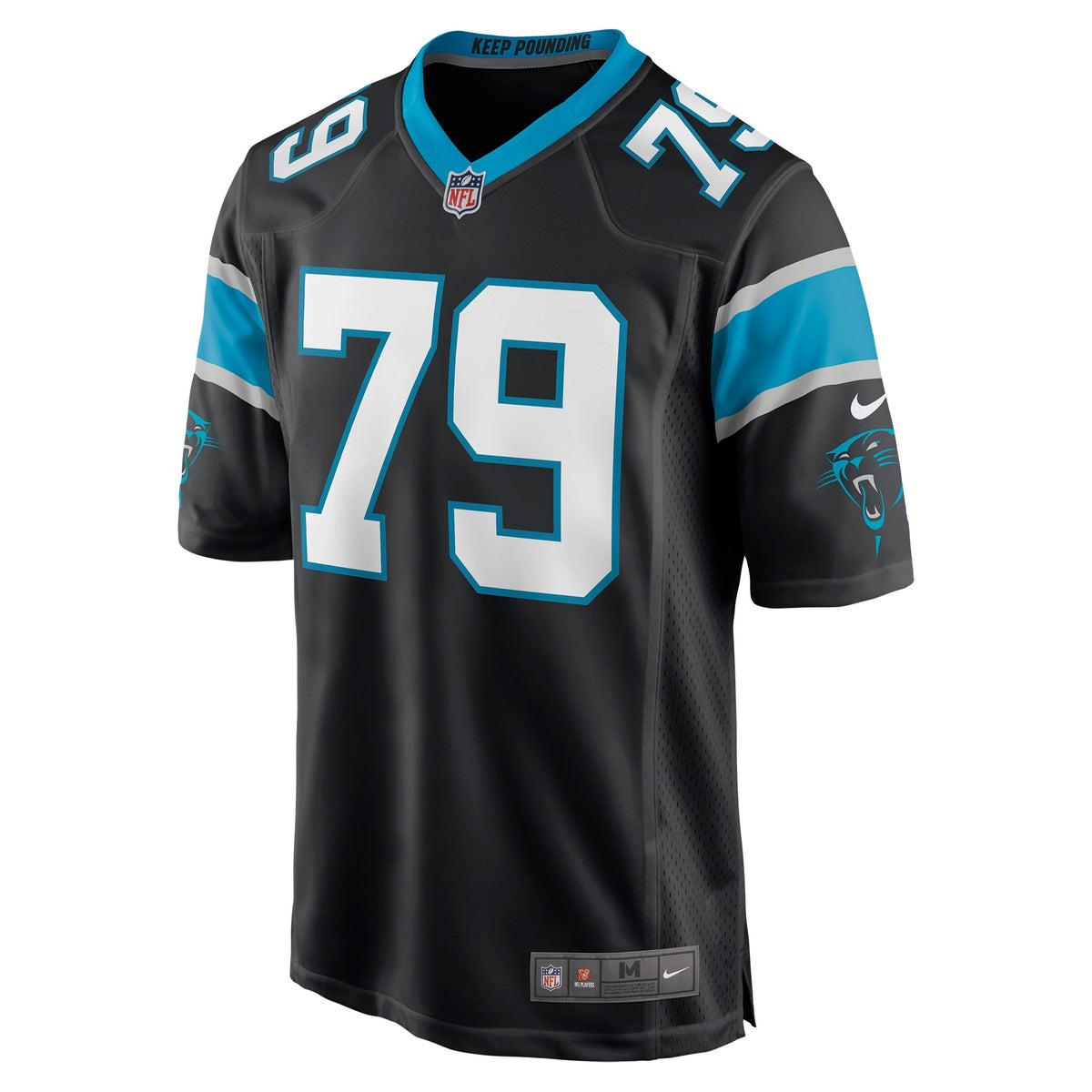 Ikem Ekwonu Carolina Panthers 2022 Nfl Draft First Round Pick Game Jersey Black