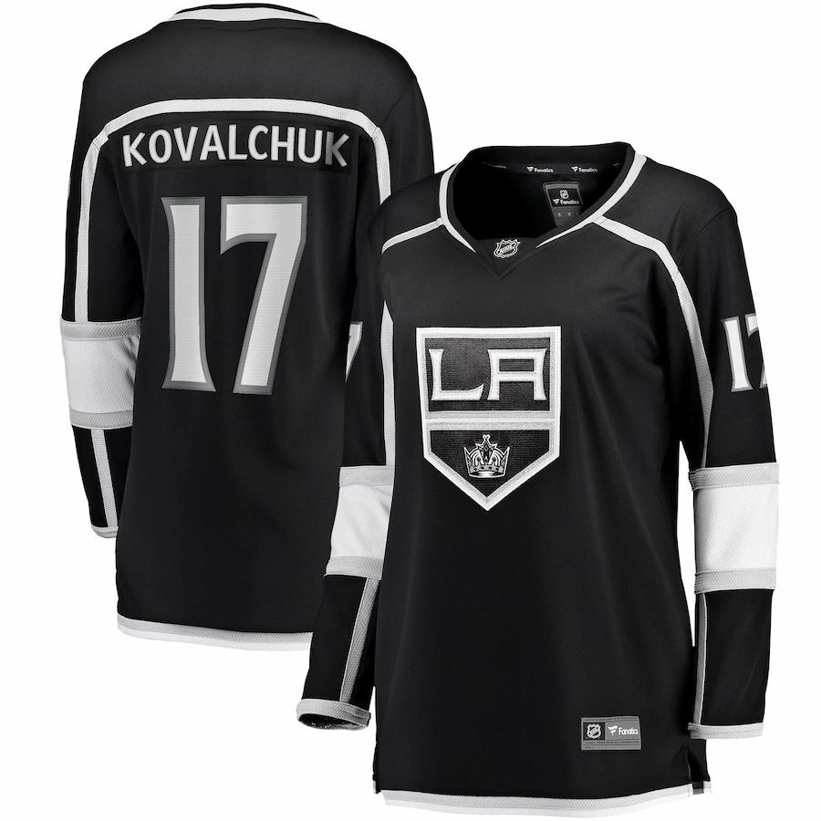 Ilya Kovalchuk Los Angeles Kings Fanatics Branded Womens Home Breakaway Player Jersey Black